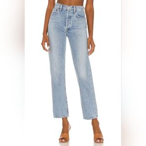 Agolde 90s Pinch Waist Jeans in Soundwave Size 27
